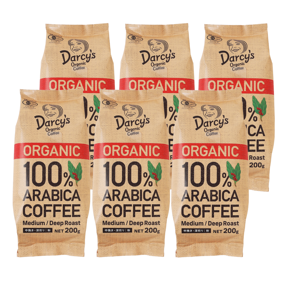 ダシーズ100％オーガニックコーヒー6個セット