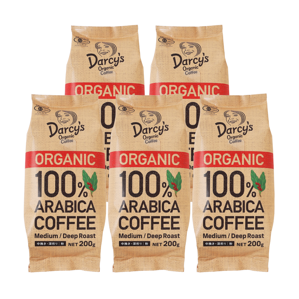ダシーズ100％オーガニックコーヒー5個セット