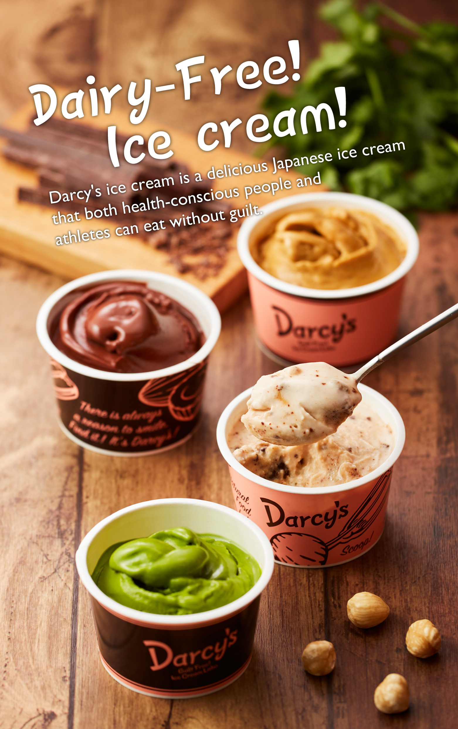 Dairy Free Ice cream｜Darcy's Factory Official Site